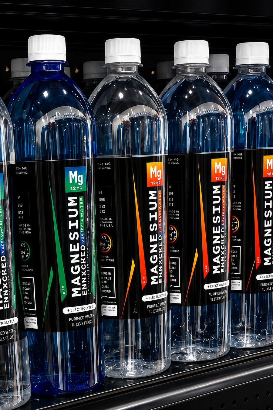 Water Tree High-Potency Magnesium enriched alkaline water bottles, 133 milligrams per liter