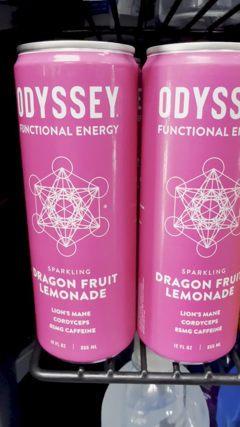 Odyssey Functional Energy sparkling drinks